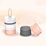 4 Layers Baby Food Box Mix Container Food Container Milk Powder Container Reusable Formula Dispenser Snack Box