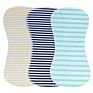 4 Pack of Baby Burp Cloths 3 Layers Extra Soft Waterproof Absorbent Burp Cloths