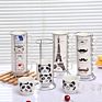 4Pcs in Sets Stacking Cup Mug with Metal Stand