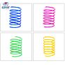 4Pcs Plastic Spring Cat Toy Colorful Coil Spiral Springs Pet Action Wide Durable Interactive Toy