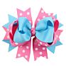 5 Inch Hair Bows Clips Boutique Grosgrain Ribbon Big Large Bowknot Pinwheel Headbands for Baby Girls Teens Toddlers Kids