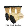 65Mm 75Mm100Mm Black White Matchstick Matches in Glass Jar Matchsticks