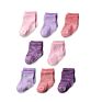 6 Pack Cute Organic Cotton Non Slip anti Skid Sole Infants Ankle Anti-Slip Newborn Toddlers Baby Grip Crew Socks
