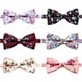 6 Pcs Designer Bowties Floral Cotton Boys Bow Tie