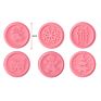 6 Stamps of Set Premium Cookies Embossing Mold Cute Silicone Christmas Cookie Stamps Set