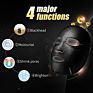 6Pcs Men Natural Cosmetic Oil Control Blackhead Remover Face Moisturizing Hydrating Carbon Black Facial Sheet Mask