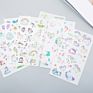 6Pcs Sheets Unicorn Flamingo Washi Sticker Customized Washi Sticker