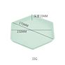 8 Sets White Straw Whest Hexagon Luxury Cute Plate Set Dishes Catering for Wedding Hotel Chinaware