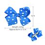8Cm Ribbon Bows Hairpin Girl's Hair Bows Boutique Hair Clip Handmade Bowknot Clip for Children Headwear Hair Accessories