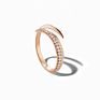 925 Sterling Silver Jewelry Women Pave Diamond Cz Finger Ring