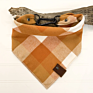 Adjustable Button Popular Dog Bandana Pets Collar Bib Cotton Plain Bandana Dog for Christmas Holidays