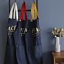 Adjustable Hotel Household Restaurant Bistro Kitchen Apron Denim Bbq Apron Blue Jean Fabric Apron
