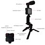 All-In-One Smartphone Vlogging Video Kit with Shotgun Microphone Phone Holder and Tripod