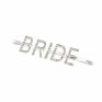 Alloy Rhinestone Letter Hair Clip Bride Word Clip Side Clip Wedding Headdress Hair Accessories