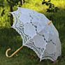 Ameliebridal Victorian Party Gifts Birthday Shower Handmade Wedding Decoration Bride Lace Umbrella Battenburg Lace Parasol
