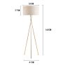 American Floor Modern Simple Floor Light Tripod Standing Lamps for Living Room Decor Bedroom Lamp Stand Lights Metal Lamp