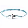 Anklet Bracelet Jewelry Simple Single Wax Rope Antique Charm Sea Turtle Anklet