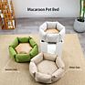 Antiskid Hexagon Pet Bed with Medium Softness Good for Pets Health