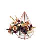 Artificial Indoor Plant Crystal Hanging Geometric Glass Terrarium Rose Gold Glass & Crystal Vases