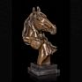 table decoration bronze casting horse head statue sculpture for sale