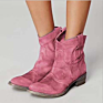 Autumn and Large Low Heel Retro Women's Boots