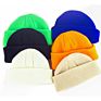Autumn and Men's and Women's Hip-Hop Hats Solid Color Wild Knitted Hats Warm Hat