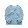 Autumn Children's Wear for Boys and Girls Cardigan Mickey Head Print V-Neck Long Sleeve Sweater
