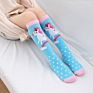 Autumn Fancy Funny Unicorn Cartoon Animal Cotton Stocking Knee High Little Girls Children Kids Socks with Drawing