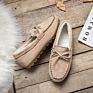 Autumn Flat Bottomed Cattle Tendon Soft Bottomed Plush Cotton Pregnant Women Ladies Lazy Casual Shoes