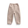 Babies Clothes Unisex Fleece Solid Color Cozy Sport Suit Two-Piece Baby Kids Clothing Set Tracksuit