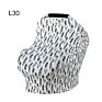 Baby Car Seat Cover Flag of the United States Pattern Car Seat Canopy