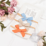 Baby Headbands Floral Printing Toddler Skinny Nylon Hairband Headband Bow Girls Traceless Hair Accessories Newborn Head Band