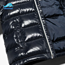 Baby Kids Padding Jacket Shiny Warm Zipper Coat Puffer Bomber Jacket for Children