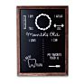 Baby Monthly Milestone Wood Framed Chalkboard 12" X 16"