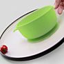 Baby Silicone Bowl Spoon with Lid Baby Feeding Tableware Suction Cup Food Supplement Silicone Bowl Set