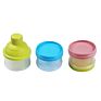Baby Three Grid Milk Powder Bottle Feeding Box Formula Dispenser Food Container Toddler Food Storage Box for Kids