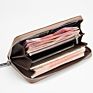 Baellerry Black Long Wallet Men Pu Leather Wrist Rfid Wallet Minimalist Zipper Card Holder Wallet Men Purse