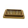 Bamboo Wood Soap Box Plate Dish Eco-Friendly Wooden Soap Dish for Bathroom