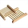 Bamboo Wooden Soap Dishes Wood Soap Dish Holder Eco Friendly for Shower