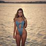 Bandage Solid Backless Bikinis High Cut Swimsuit One Piece Thong Swimwear for Women