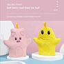 Bath Sponge for Kids Cute Animal Shower Bathing Mitt Loofah Soft Wash Sponge Body Scrub for Baby Toddler