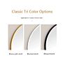 Bathroom Mirror Light Luxury Oval Mirror Wall Hanging Decorative Mirror