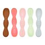 Bhd Direct First Stage Toddler Led Weaning Utensil Spoons Self Feeding Great Grip Silicone Pre Spoon for Baby