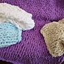 Big Hand Woven Yarn Wool Chenille Thick Throw Chunky Knit Knitted Blanket for Blanket