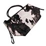 Black Cow Tote Bag Women Shoulder Bag Large Capacity Women Handbag with Pu Handles Dom-1061431