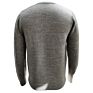 Black Crewneck Pullover Mens Merino Wool Sweater O-Neck Pullover