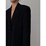 Black Suit Coat Women's Spring and Autumn Korean Loose Retro Casual Slim Suit