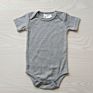 Blank Newborn Baby Girl Boy Clothes 100% Cotton Solid Color Short Sleeve Onesie Bodysuit
