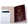 Blank White Black Passport Card Holders Passport Covers