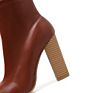 Block High Heel Chunky Pointed Toe Women Boots Lady Shoes Stilettos Ankle Boot
